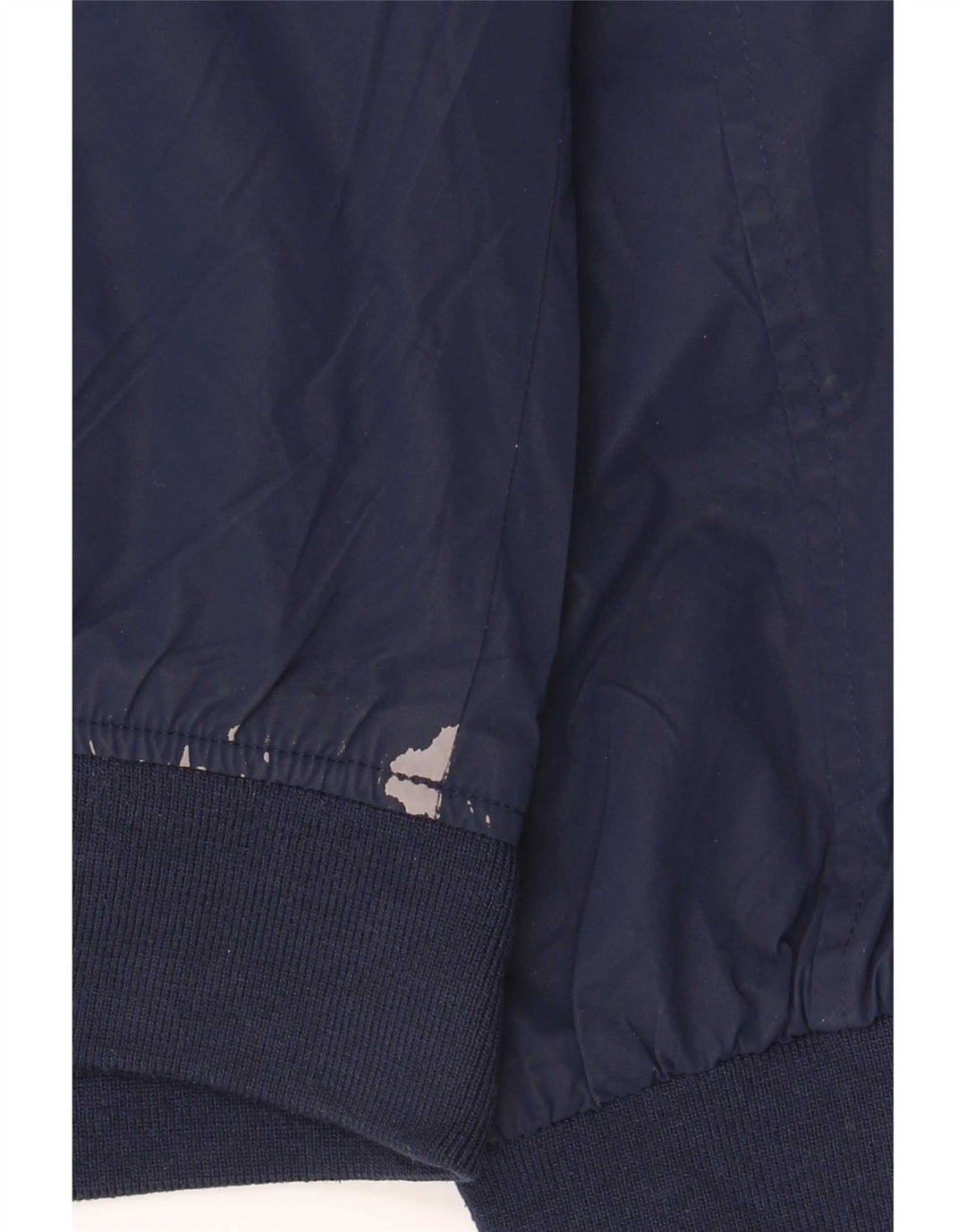 Zara Herre Bomber Jacket UK 40 Large Navy Blue Polyester