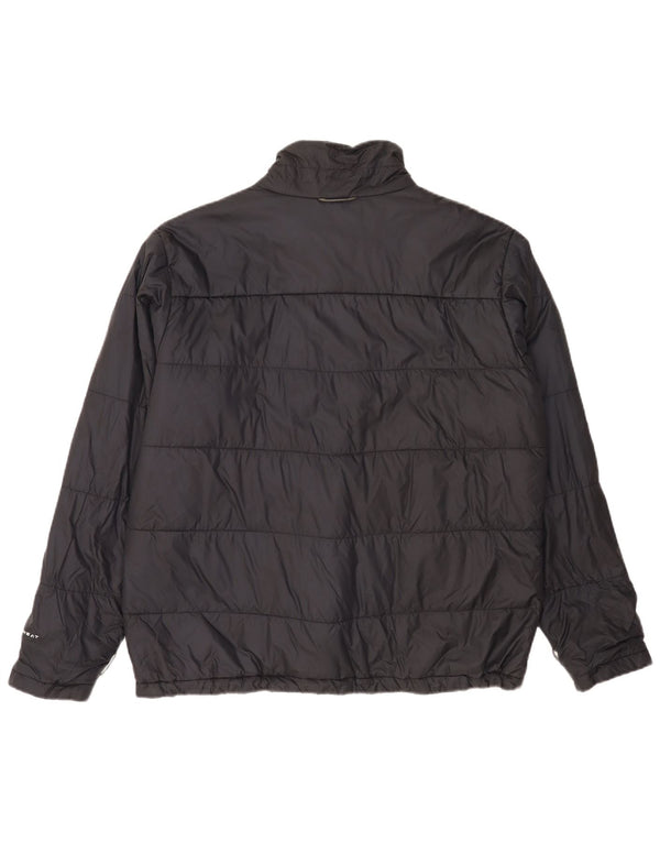 Columbia Herre Omni-Heat Liner Polstret Jakke UK 40 Stor Sort Nylon