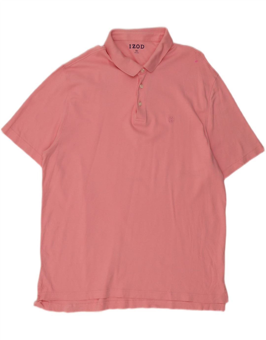 Izod Polo Shirt til mænd 2XL Pink Bomuld