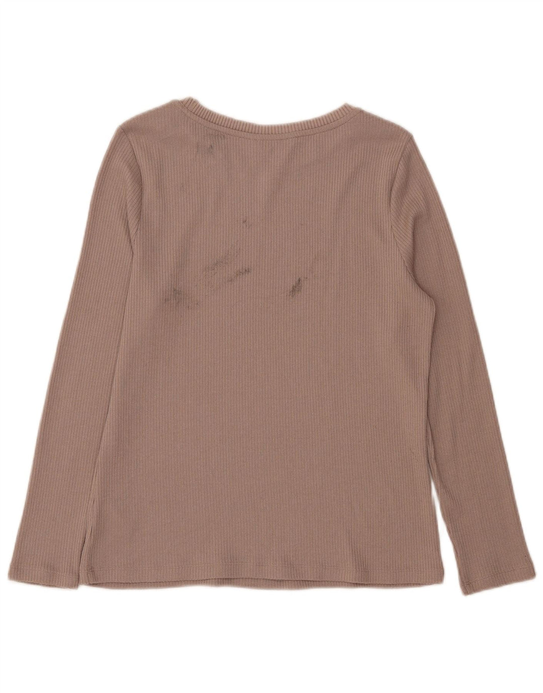 Marks & Spencer Dametop Langærmet UK 14 Medium Beige Polyester