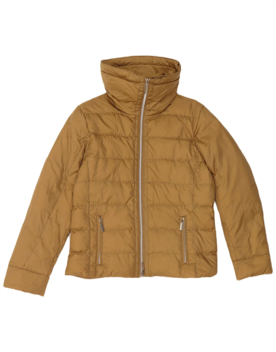 SUPERGA polstret jakke til kvinder UK 14 medium brun polyamid