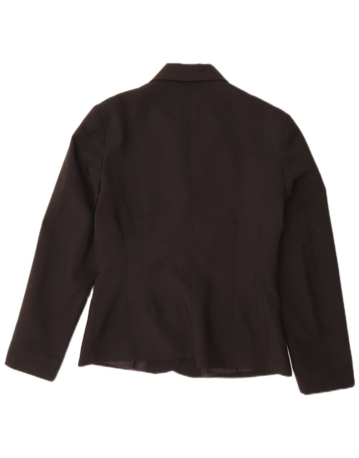 St. Bernard Dame 4-knaps blazerjakke UK 12 Medium Sort Polyester