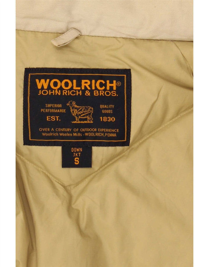 Woolrich Herre Hooded Polstret Frakke UK 36 Small Beige