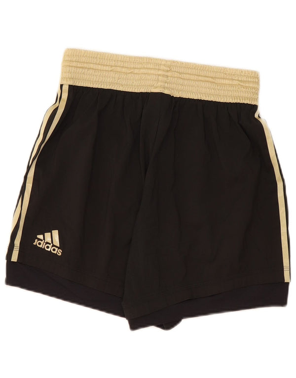 Adidas Herre Deutscher Fussball Bund Sports Shorts Small Black Colourblock