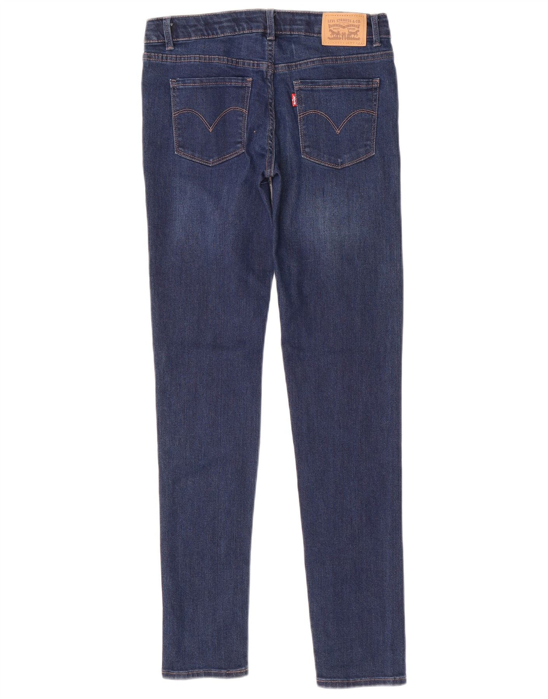 LEVI'S Boys 710 Super Skinny Jeans 11-12 år W28 L29 Blå Bomuld