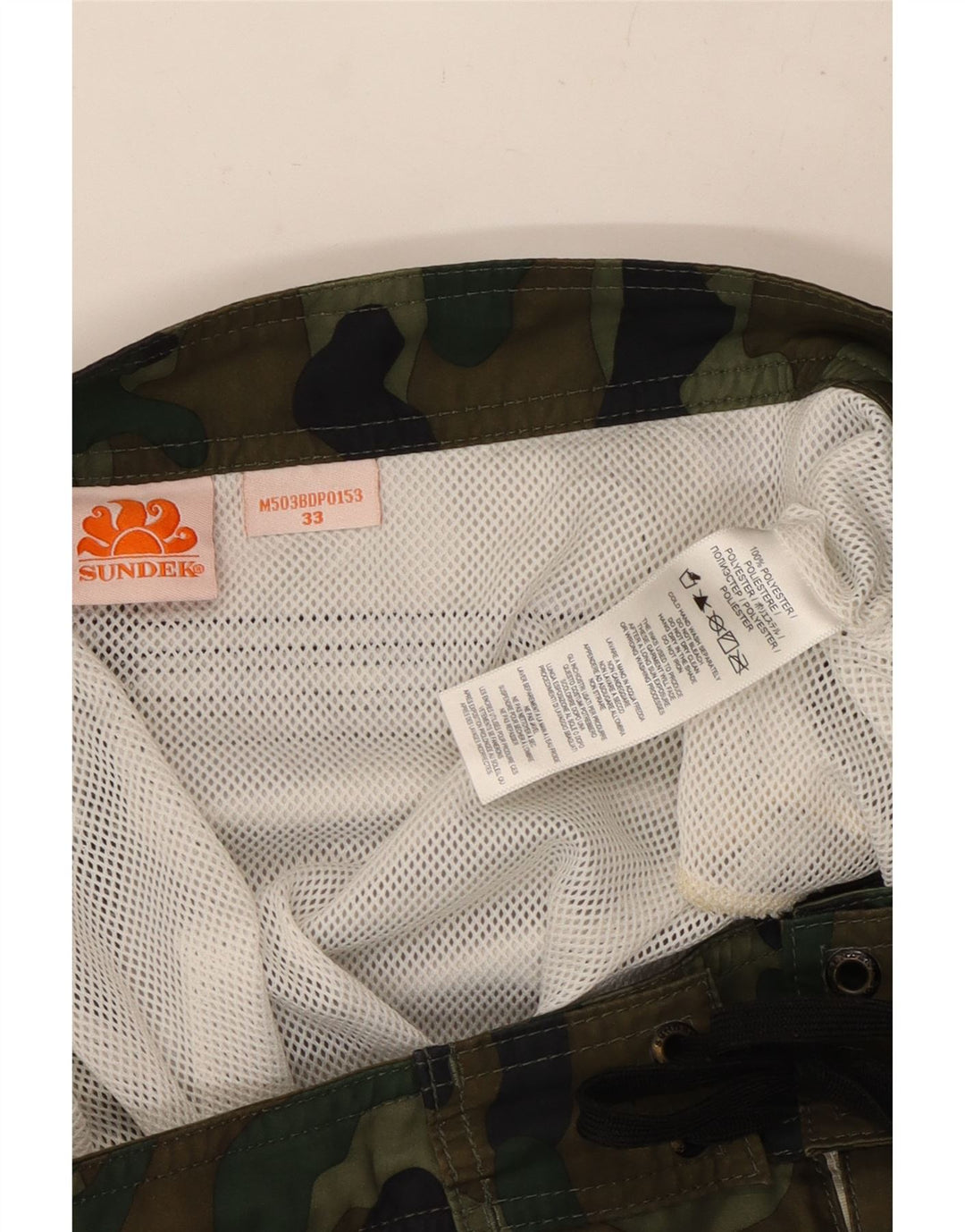 SUNDEK Herre badeshorts Medium Khaki Camouflage Polyester