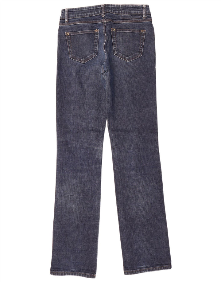 Zara Dame Straight Jeans EU 38 Small W28 L34 Blå Bomuld