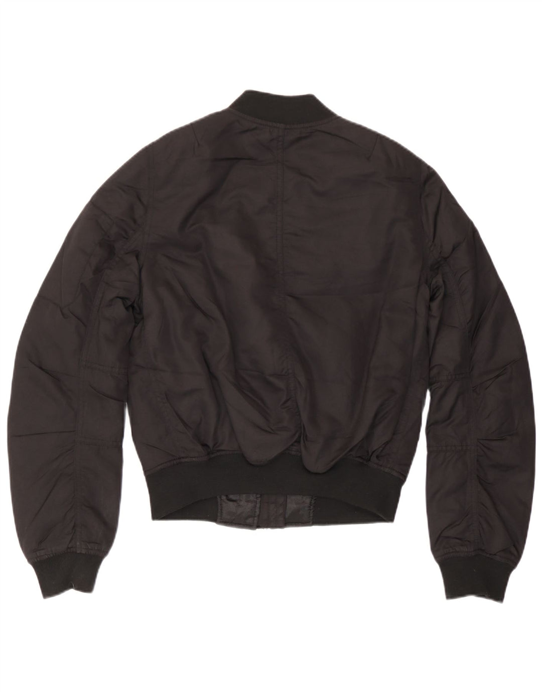 Topshop oversized bomberjakke til kvinder UK 6 XS Sort polyester