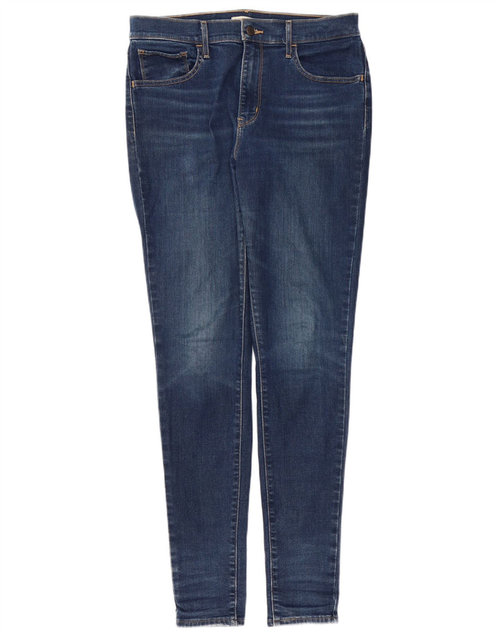 LEVI'S Dame 720 Skinny Jeans W30 L32 Marineblå Bomuld