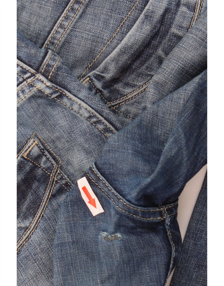 Massimo Dutti Dame Slim Jeans W28 L29 Blå Bomuld
