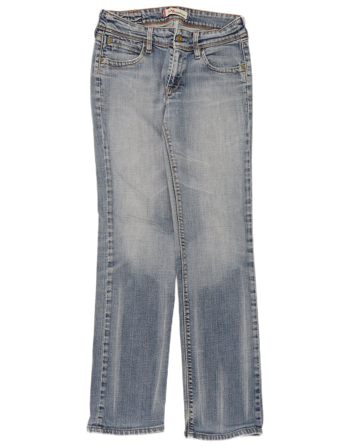 Levi's Dame 570 Straight Jeans W31 L31 Blå Bomuld