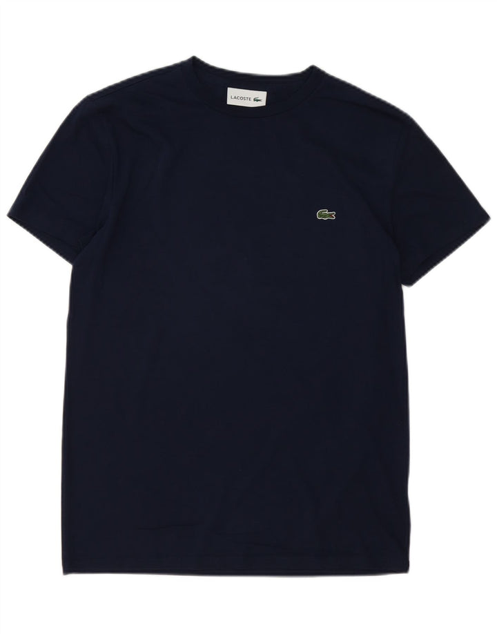 Lacoste Herre Regular Fit T-shirt Top størrelse 3 Lille marineblå bomuld