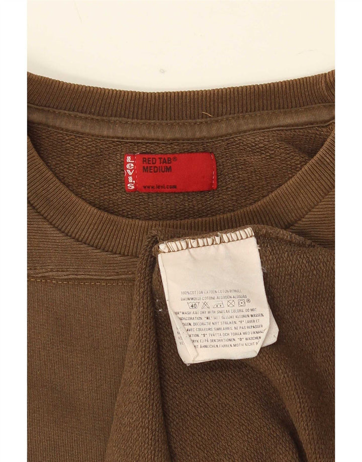 Levi's Herre grafisk Regular Fit Sweatshirt Jumper Medium Brun Bomuld