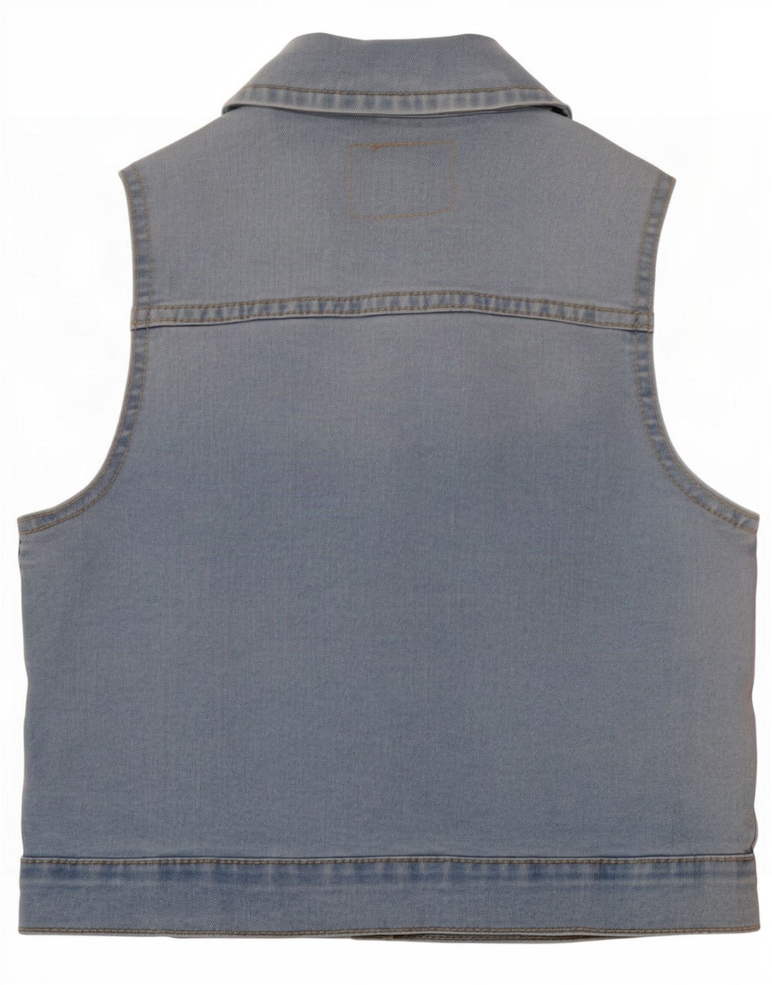 Levi's Girls Denim Gilet 7-8 år lille blå bomuld