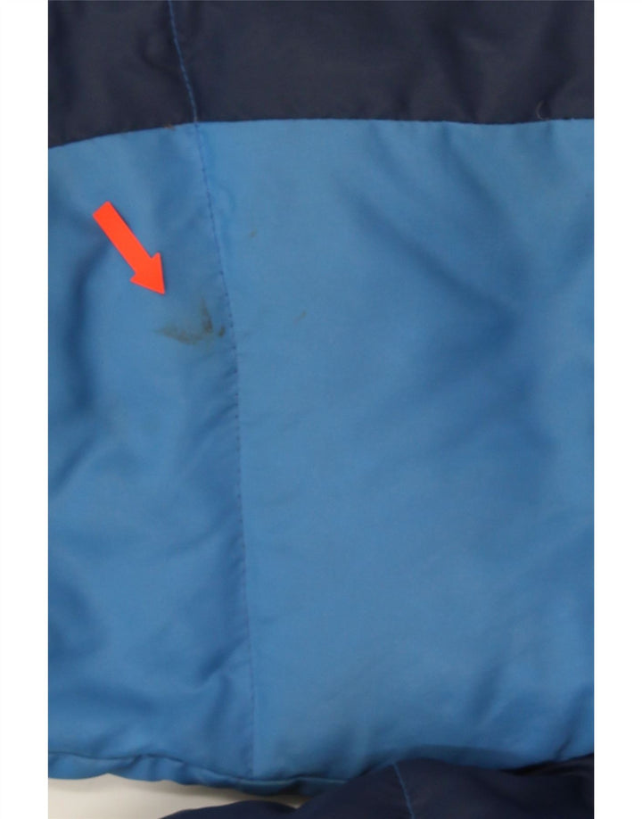 Brunik Herre polstret jakke UK 40 Large Blue Colourblock