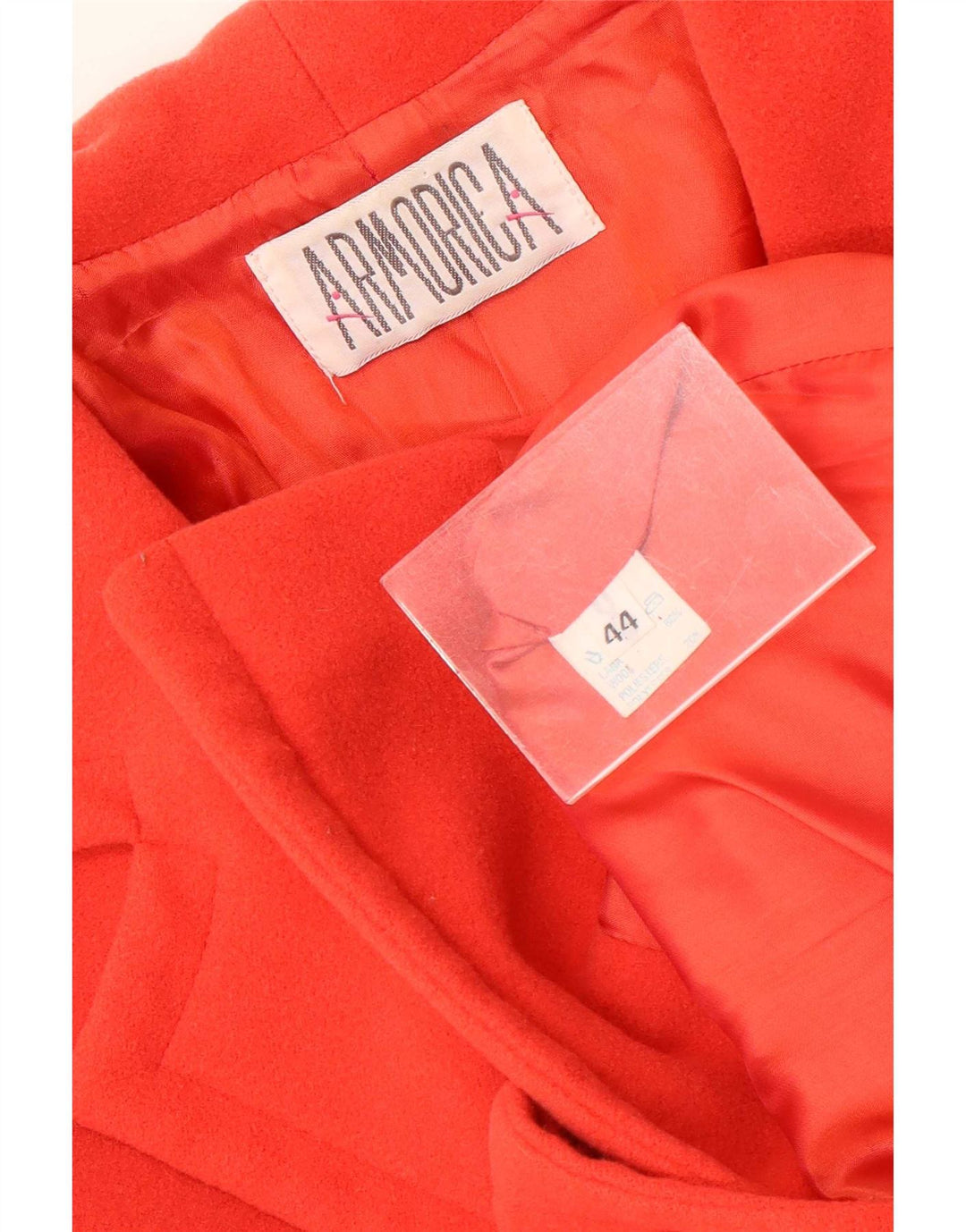 Armorica Dame 1 Knap Blazer Jakke IT 44 Medium Rød Uld