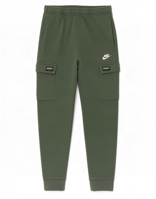 Nike Herre Cargo Træningsdragt Bukser Joggers Lille Grøn