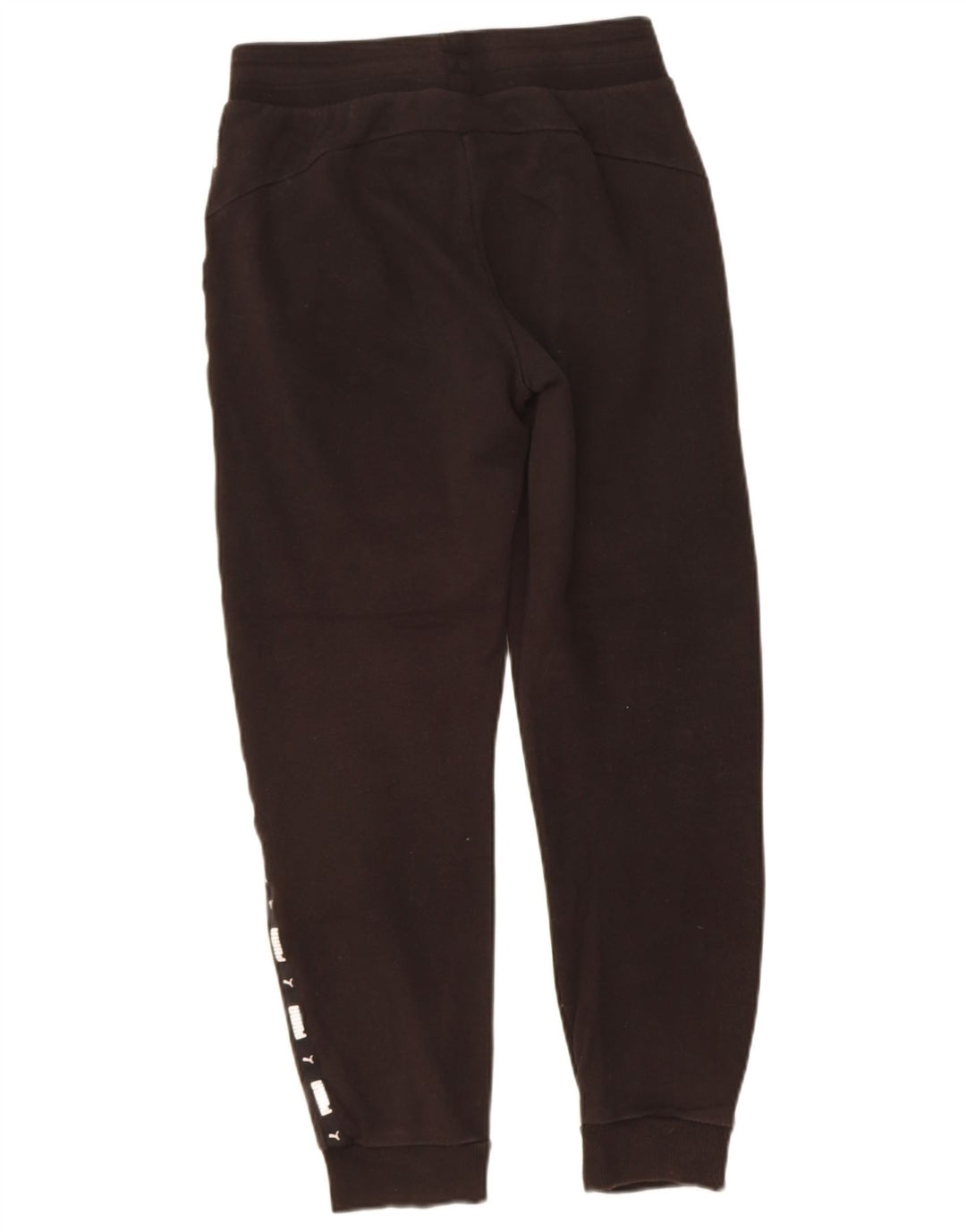 PUMA Womens Graphic Tracksuit Trousers Joggers UK 10 Small Black Polyester