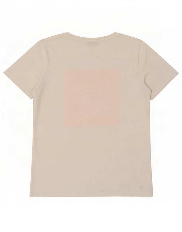 Tommy Hilfiger Dame Grafisk T-Shirt Top UK 10 Small White Bomuld