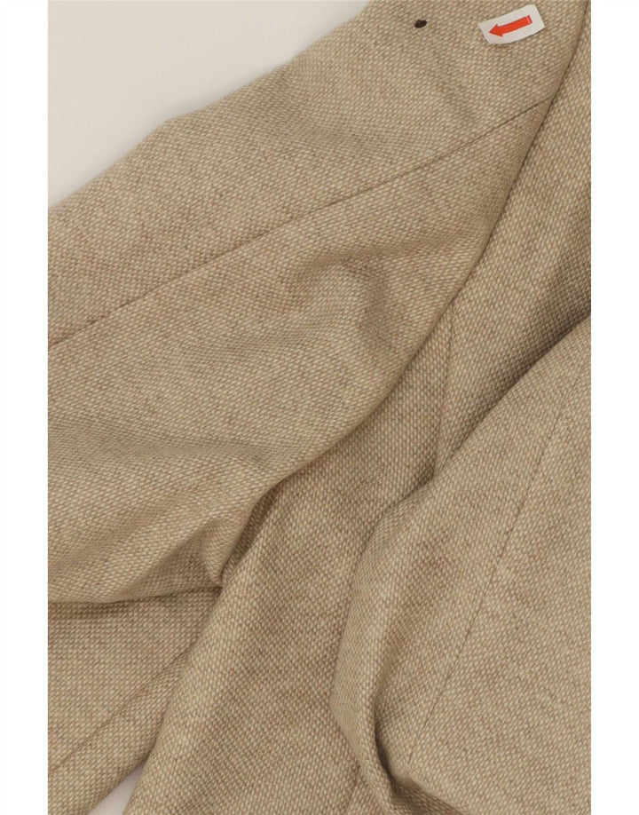 Hugo Boss Herre 2-knaps blazerjakke EU 52 XL Beige Virgin Wool