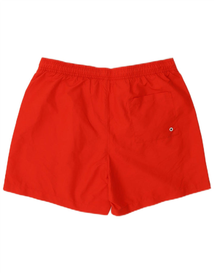 CALVIN KLEIN Grafiske badeshorts til mænd, store røde polyester