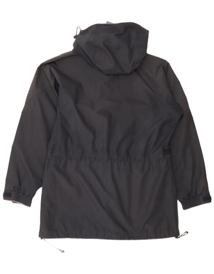 Berghaus Dame Oversized Hooded Windbreaker Jacket UK 16 Large Navy Blue