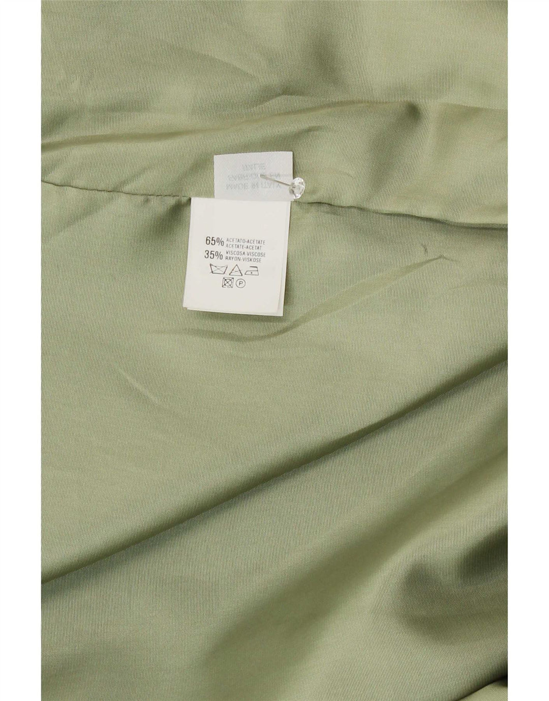 Vintage blazerjakke til mænd med 1 knap IT 52 XL Grøn Acetat