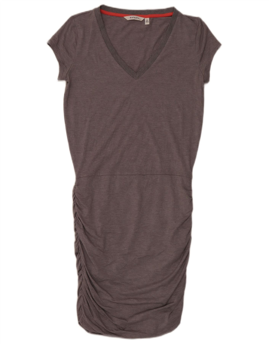 Athleta Womens Oversized Drop Waist Dress UK 6 XS Grå Polyester