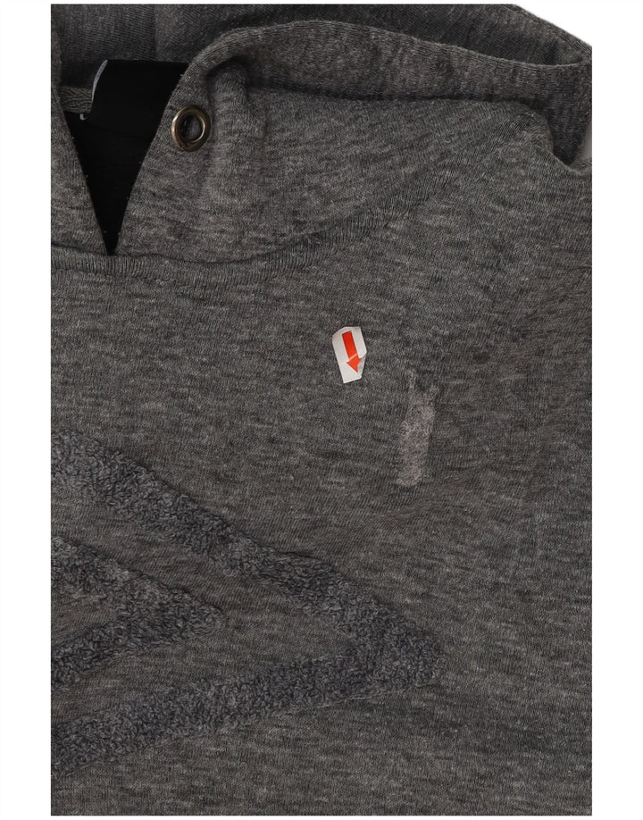 UMBRO Mens Graphic Hoodie Jumper XL Grey Cotton