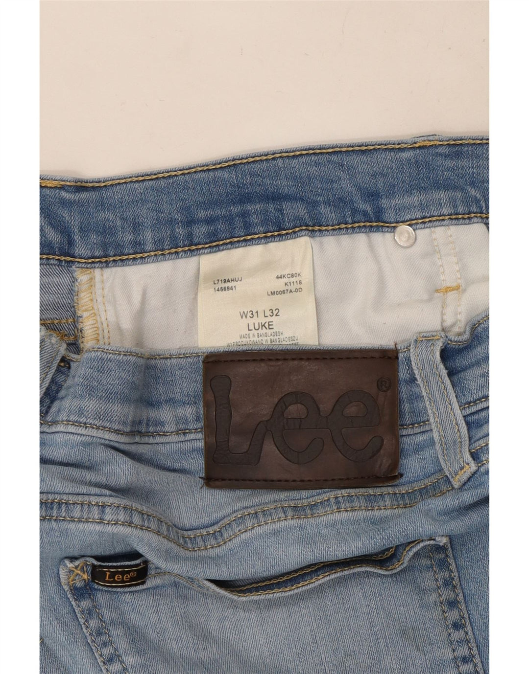 Lee Dame Luke Slim Jeans W31 L32 Blå Bomuld