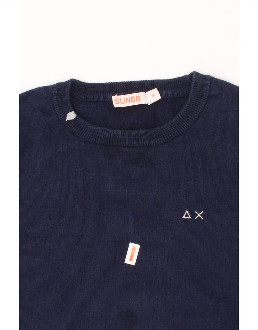 SUN68 Boys Crew Neck Jumper Sweater 5-6 Years Navy Blue Cotton Vintage Sun68 and Second-Hand Sun68 from Messina Hembry 