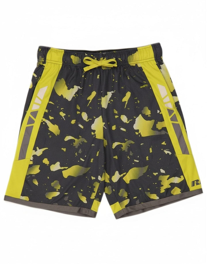 Russell Athletic Boys Sportsshorts 15-16 år 2XL Grå Camouflage