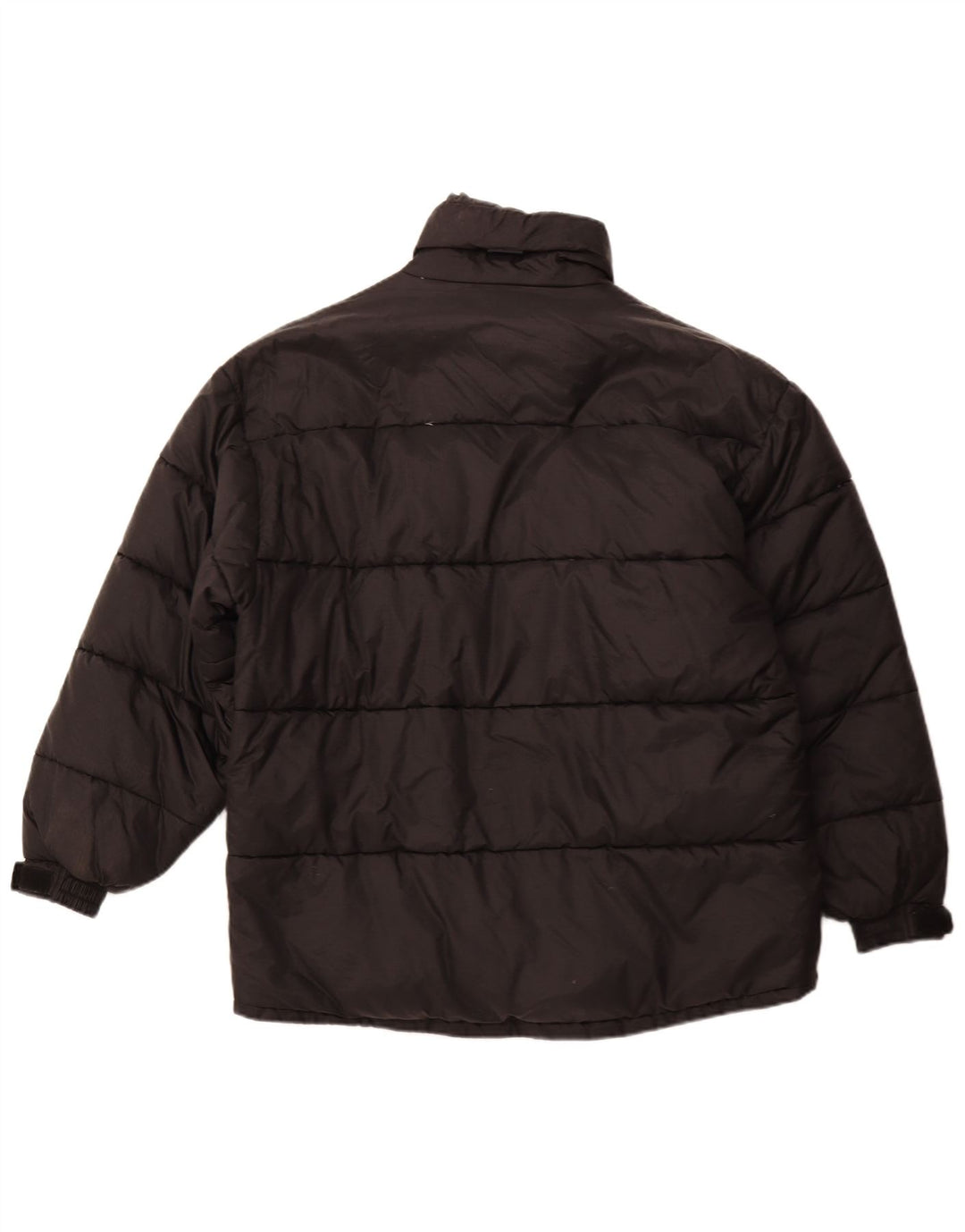 Vintage polstret herrejakke UK 42 XL sort polyester
