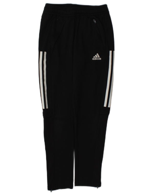 Adidas Boys Aeroready Tracksuit Bukser 9-10 år Sort polyester