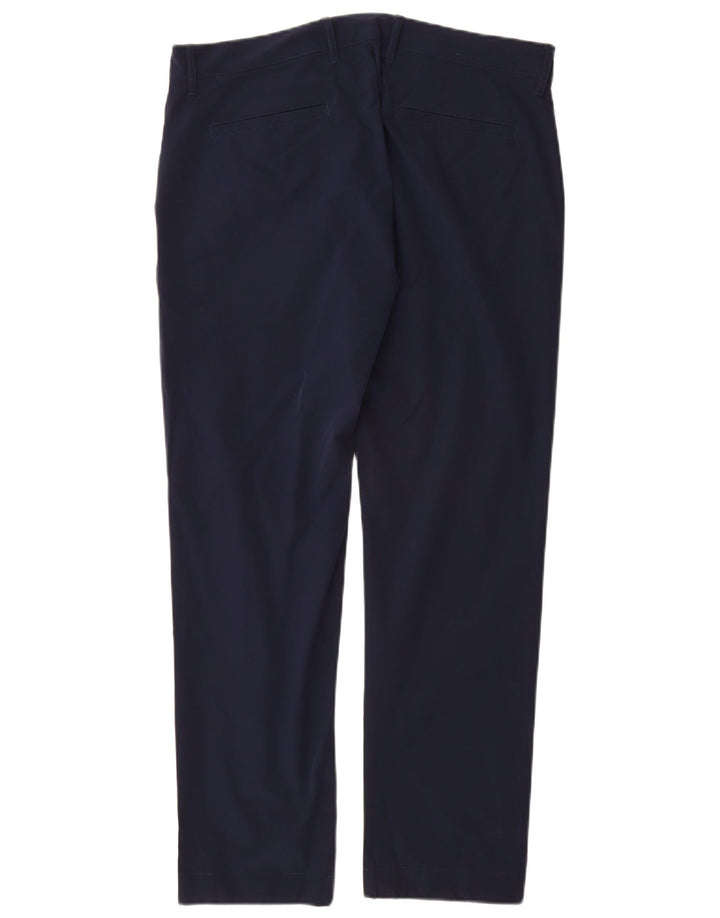 J. Crew Herre Flex Slim Chino Bukser W34 L30 Marineblå Polyester