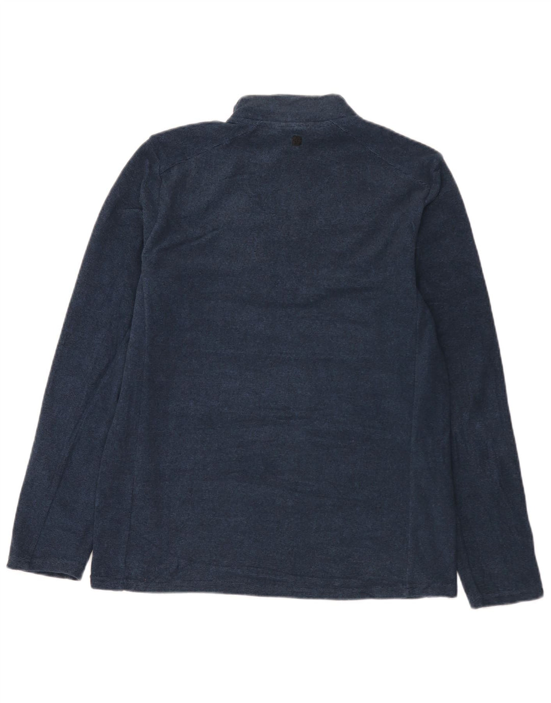 Mountain Warehouse Herre Zip Neck Sweatshirt Jumper Medium Navy Blue Flecked