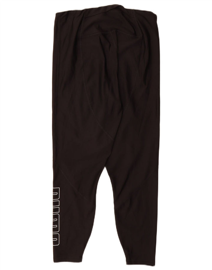 PUMA Grafiske Leggings til kvinder UK 14 Large Sort