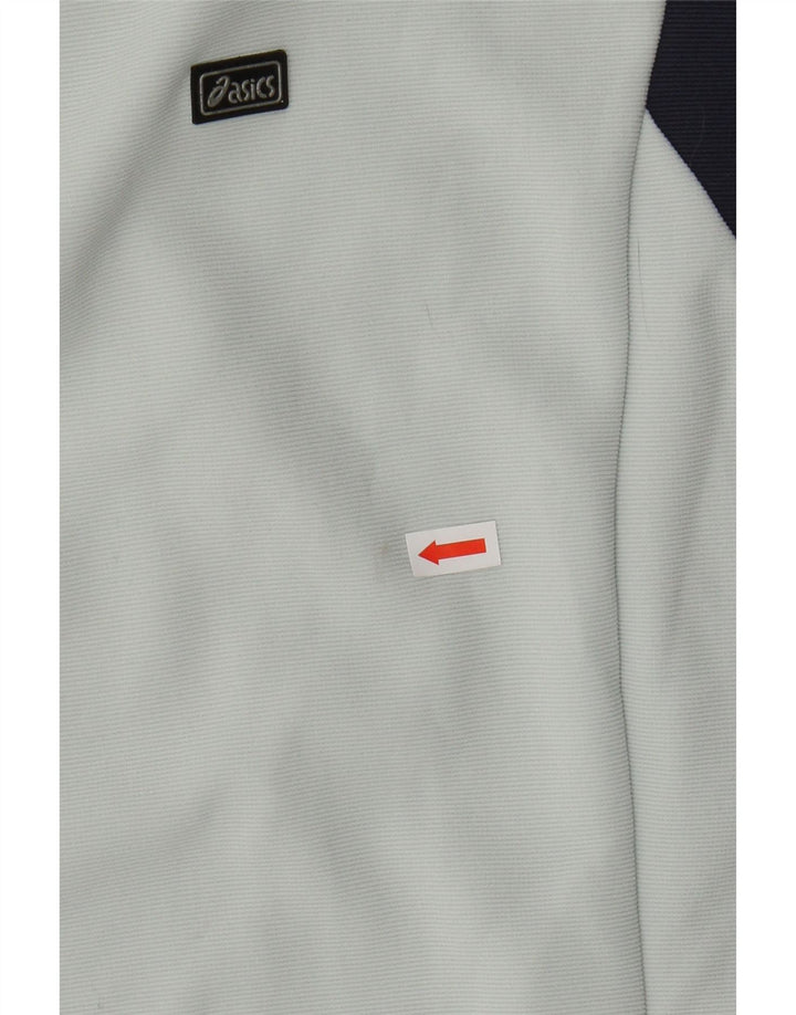 ASICS Womens Full Tracksuit UK 16 Large  Blue Colourblock Polyester Vintage Asics and Second-Hand Asics from Messina Hembry 