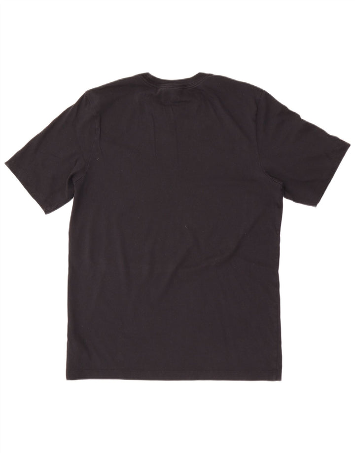 Nike Herre Dri Fit grafisk T-shirt Top Medium Sort Bomuld