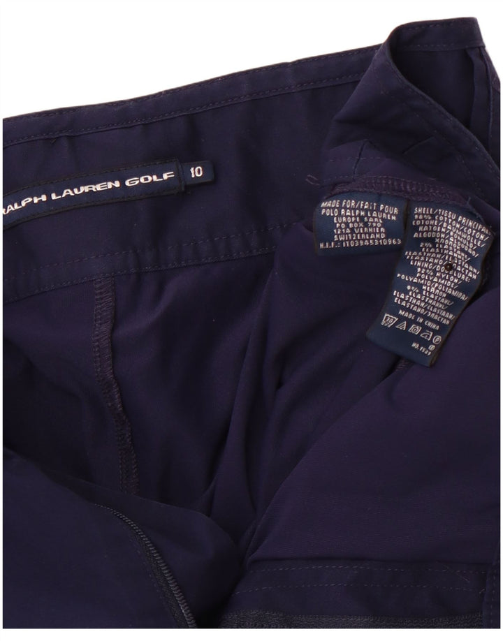 RALPH LAUREN Dame Skort US 10 Large Navy Blue Cotton