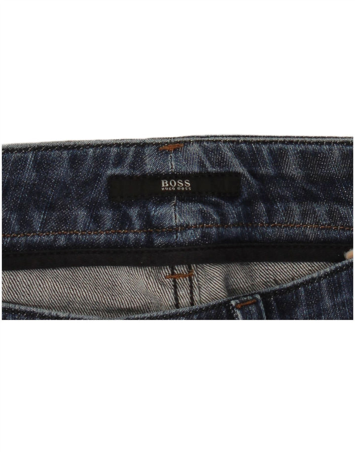 Hugo Boss Dame Slim Jeans W37 L28 Marineblå