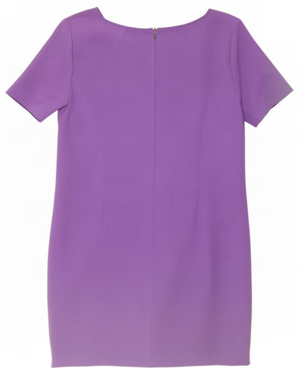 Gai Mattiolo Womens Shift Dress UK 14 Medium Purple