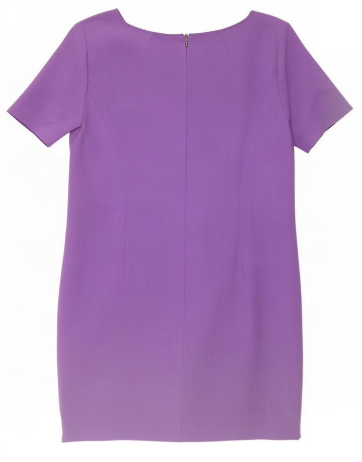 Gai Mattiolo Womens Shift Dress UK 14 Medium Purple