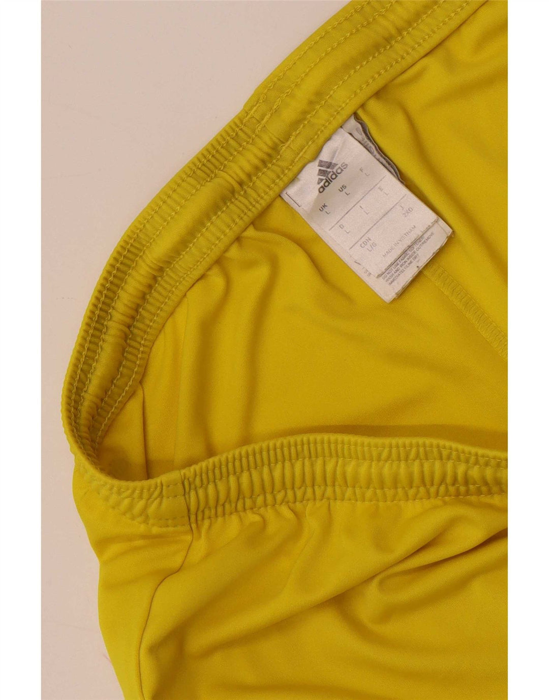 Adidas Herre Climalite Sportshorts store gule polyester