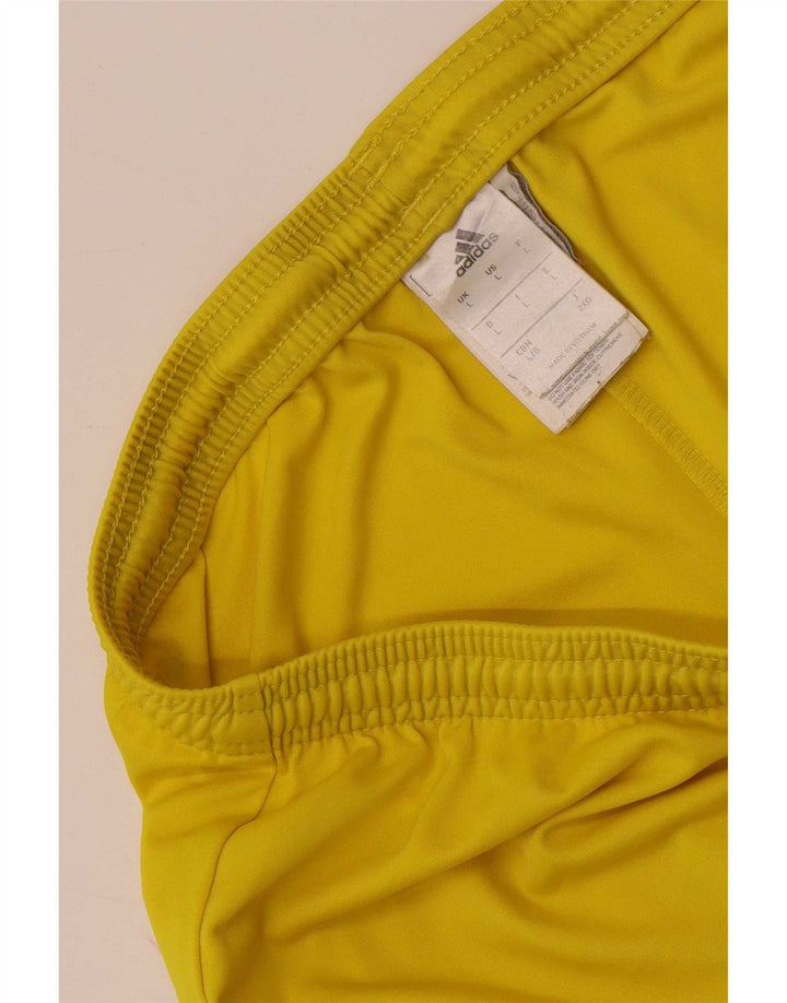 Adidas Herre Climalite Sportshorts store gule polyester