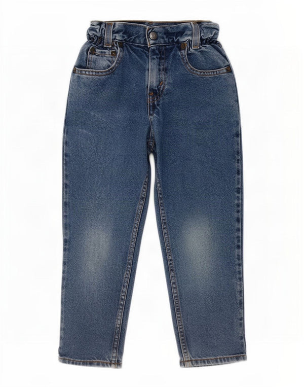 Levi's Girls Tapered Jeans 4-5 år W20 L17 Blå Bomuld