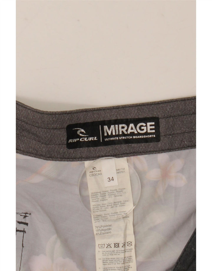 Rip Curl Herre Mirage svømmeshorts store grå blomster polyester