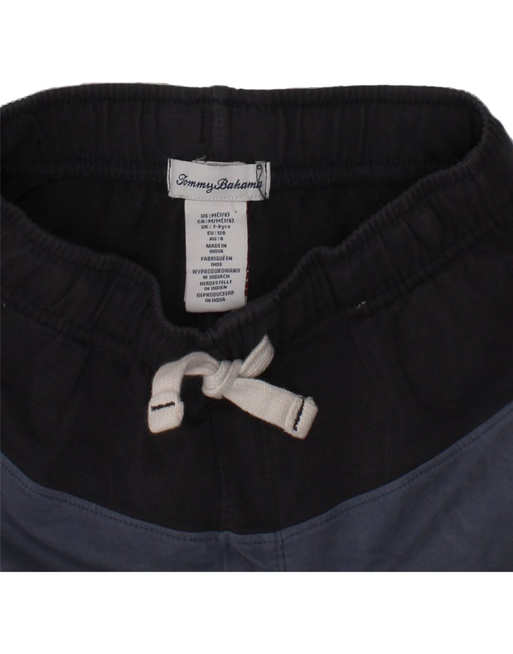 TOMMY BAHAMA Boys Sport Shorts 7-8 Years Medium Navy Blue Colourblock Vintage Tommy Bahama and Second-Hand Tommy Bahama from Messina Hembry 