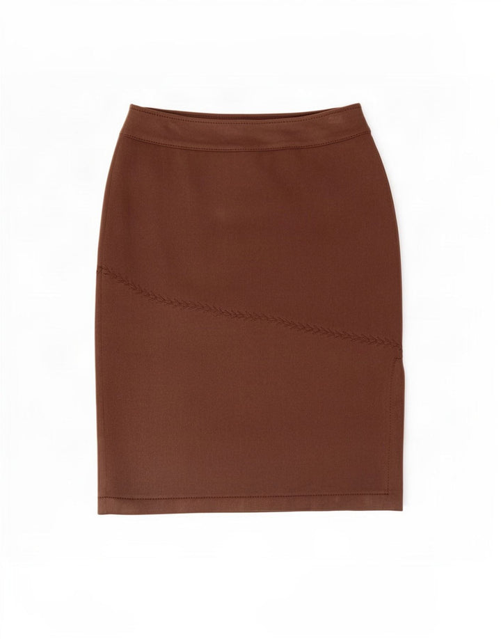 Roccobarocco Dame Ruskind Nederdel Medium W30 Brun Polyester