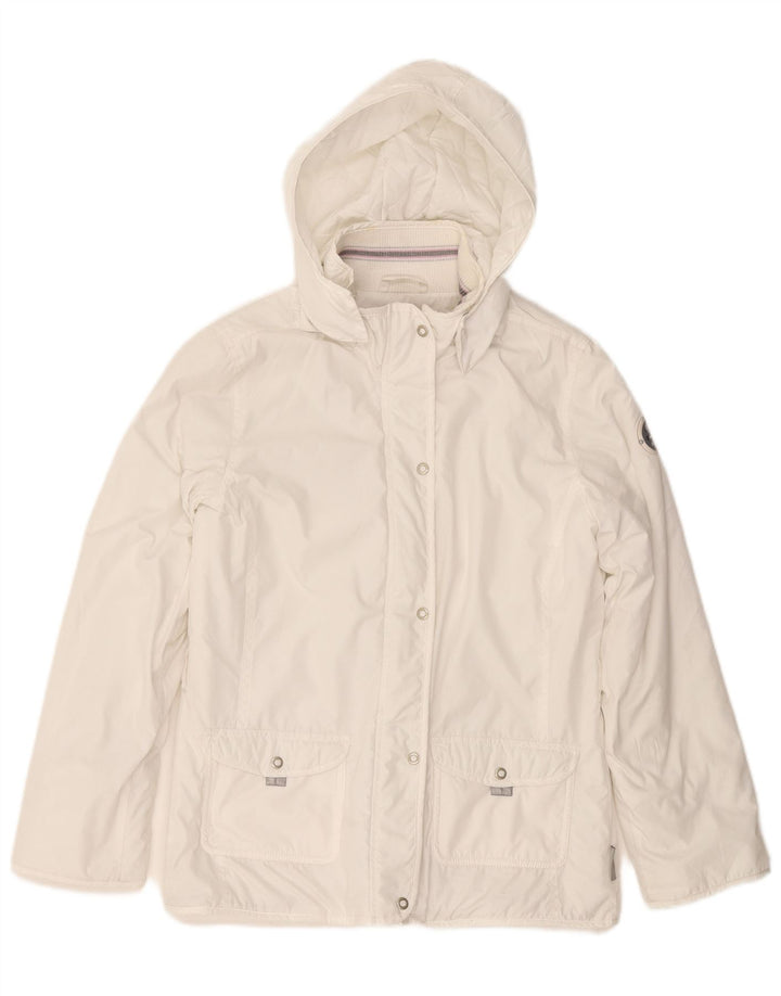 CHAMPION Piger Hættejakke Windbreaker 13-14 år XL Hvid Polyester